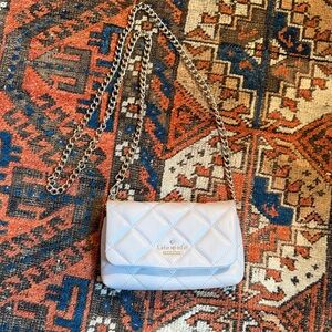 Kate Spade Quilted Cream Crossbody Bag